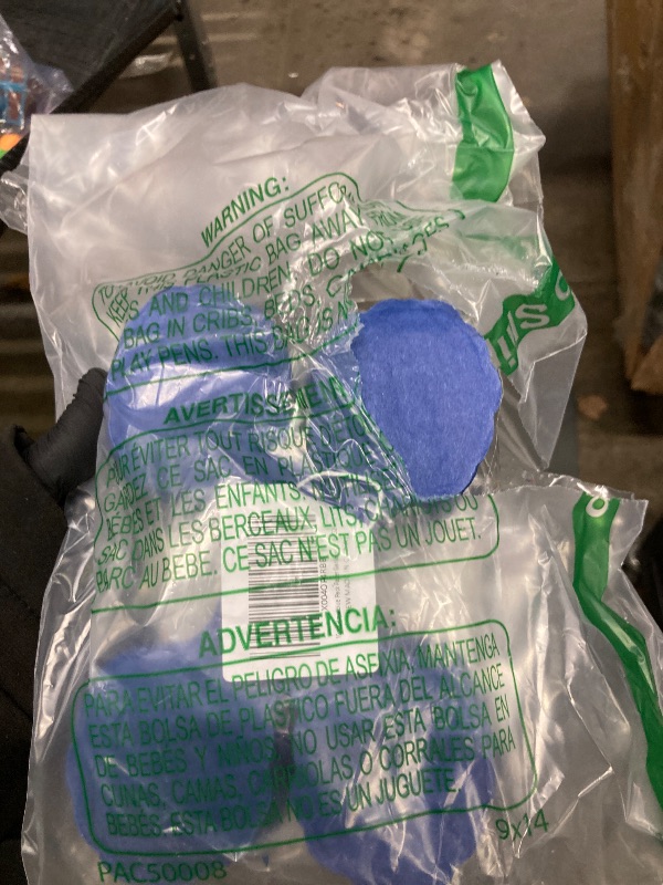 Photo 1 of 10PCS Four Leaf Clover Paper Flowers Garland Decorations - Four Leaf Clover Banner Tissue Paper Streamers Reusable Hanging Garland for Birthday Wedding Baby Shower Party Backdrop Home Decor Royal Blue