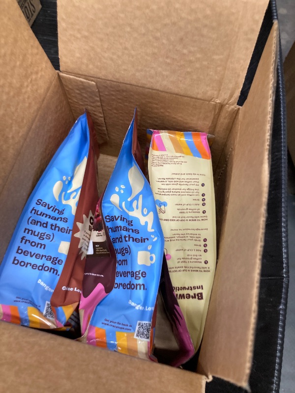 Photo 1 of ***bb mar 27 2026***Crazy Cups Decaf Chocolate Lovers Ground Coffee Variety Pack 3 Pack, Decaf Chocolate Flavored Ground Coffees, Includes Death By Chocolate, Peppermint Chocolate Mocha, Chocolate Raspberry, 10 oz bags