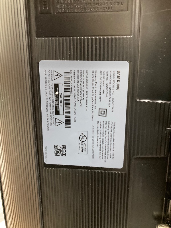 Photo 2 of Samsung 50-Inch Class QLED Q7F Series Samsung Vision AI Smart TV (2025 Model, 50Q7F) Quantum HDR, Object Tracking Sound Lite, Q4 AI Gen1 Processor, 4K upscaling, Gaming Hub, Alexa Built-in