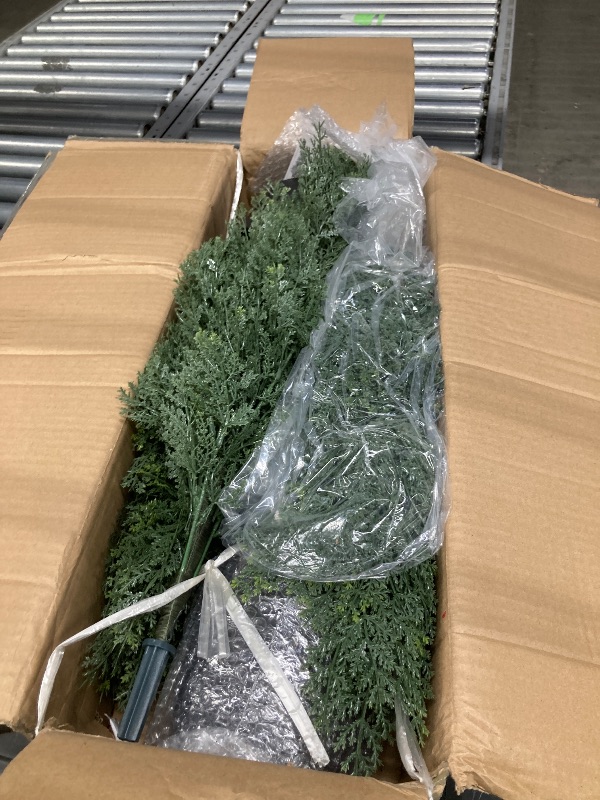 Photo 1 of ***ONLY REFERENCE***Artificial Topiary Tree 2-Set - Beautiful Realistic Faux Cedar Pines, 4 Feet Tall, UV Protection for Longer Life, Durable 6" Wide Heavy Duty Pots for Outdoor & Indoor Decor(2, 48 inch)