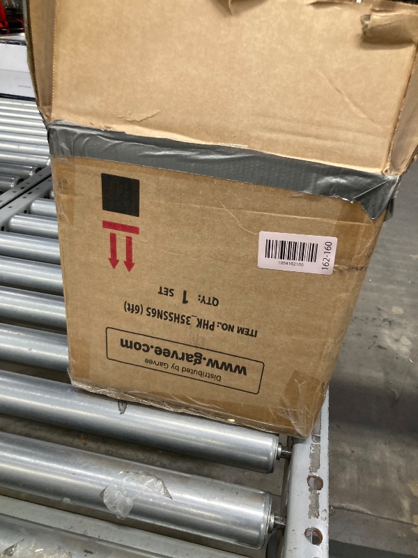 Photo 1 of ***only reference***Goplus 5ft Pre-lit Fiber Optic Christmas Tree, Artificial White Xmas Tree with 24 Colorful LED Lights, Snowflakes, Top Star, 170 Branch Tips, Foldable Metal Stand, Office Home Holiday Decoration