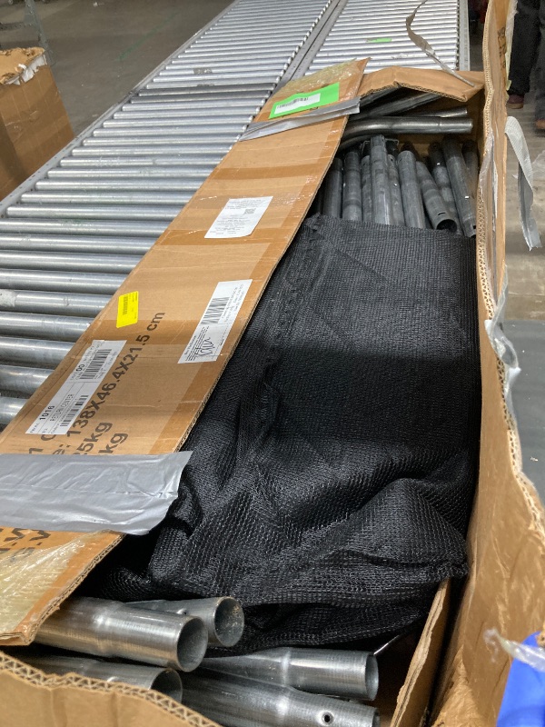 Photo 1 of ***only reference**Calmmax 16FT Outdoor Trampoline for Kids & Adults – Heavy-Duty with Safety Enclosure, Ladder & Weather Cover – ASTM Certified, Black