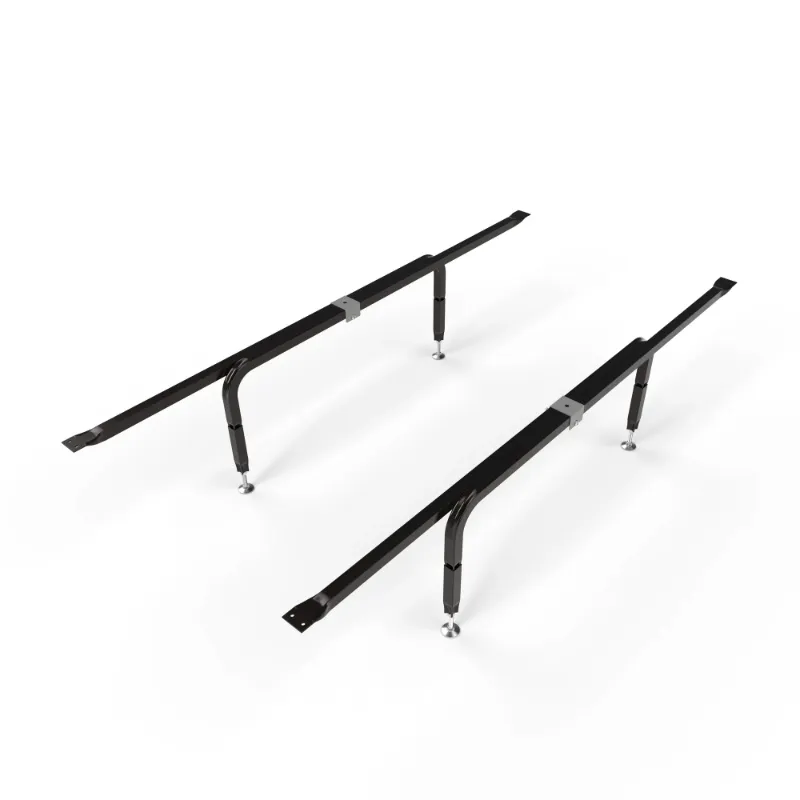 Photo 1 of Universal Bed Slats Center Support System | Fully Adjustable Length & Height Tubular Steel with 4 Legs | Fits California King, King, Queen & Full Bed Frames

