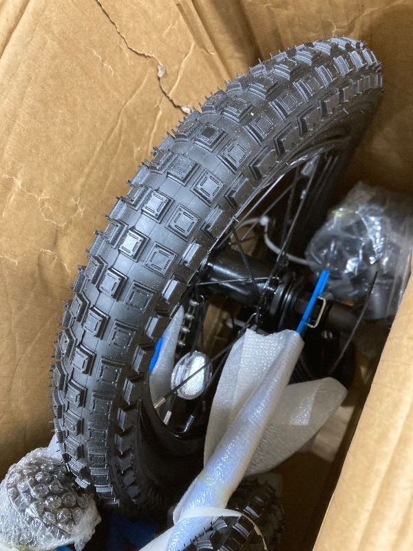 Photo 1 of ***DAMAGED, SELLING AS PARTS ONLY*** Naipo 14 Inch Kids Bike Girls and Boys Blue Bike with Removable Training Wheels