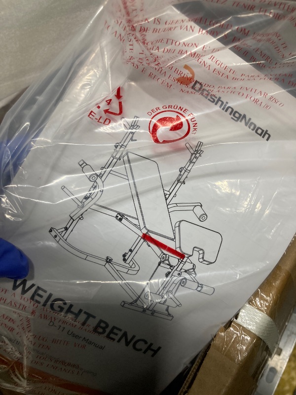 Photo 1 of ****ONLYREFERENCE***Doufit Adjustable Weight Bench Dumbbell Bench 800 Lbs Load Capacity 8+3+3 Adjustable
