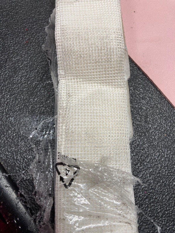 Photo 1 of *** DIRTY Needlepoint Blank Canvas Twist Interlock Orange-Line 10/12/13/14/18-Mesh Size 17.5 X 20 inches (13 mesh)