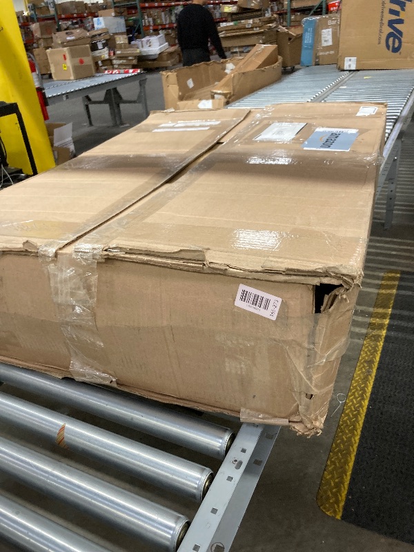 Photo 1 of *****large tears*****Yohood Basketball Hoop Outdoor 10ft Adjustable, Portable Basketball Hoop Goal System for Kids Youth and Adults in Backyard/Driveway/Indoor, 44 Inch Shatterproof Backboard and Larger Base