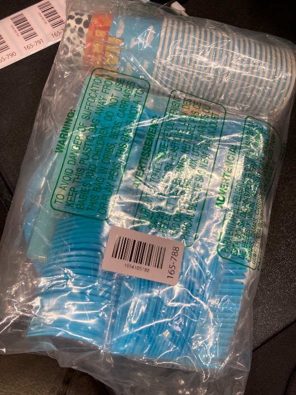 Photo 1 of 175Pcs Cartoon Birthday Party Supplies Cow Print Birthday Party Decorations Cartoon Plates and Napkins Tableware Set Blue Cloud Cow Print Party Supplies Kids 1st 2nd 3rd 4th Party Decor