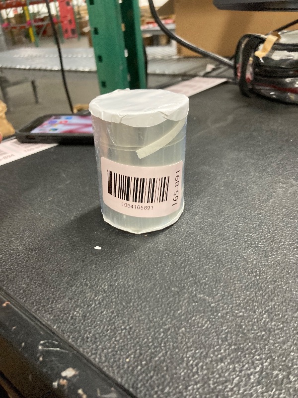Photo 1 of 1000 Pieces Label Protector Clear Labels Wafer Seals Waterproof 0.59 x 0.98 Inch Back to School Clear Covers for Protecting Barcodes, Numbers and Stickers