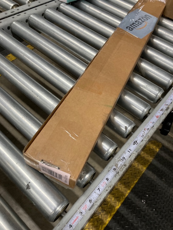 Photo 1 of BlastHome® Non-Adjustable Luxury Curtain Rods for Windows, 1 ¼” Rod Set, 3 foot Fixed Length, Matte Graphite