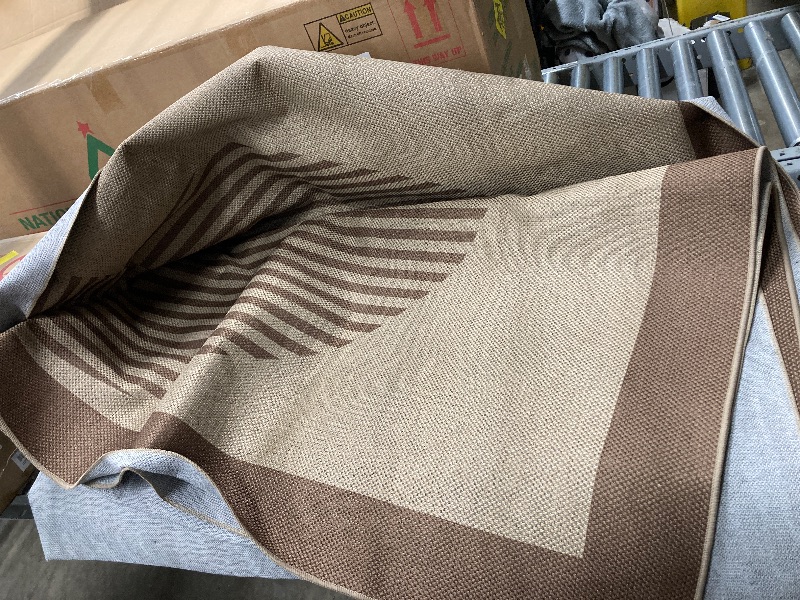 Photo 1 of *****PHOTO SIMILAR*****LUXRUG Washable Area Rug 5x7 - Boho Living Room Rug Soft Bedroom Rug Ultra-Thin Orange Modern Abstract Rainbow Dining Room Rugs Indoor Carpet for Living Room Nursery Room Home Decor