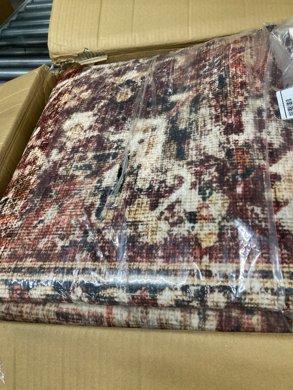 Photo 1 of *****PHOTO SIMILAR******SIXHOME 9'x12' Area Rugs for Living Room Modern Abstract Machine Washable Rug Soft Neutral Carpet for Bedroom Dining Room Office Playroom Aesthetic Home Decor Non Slip Rug Brown
