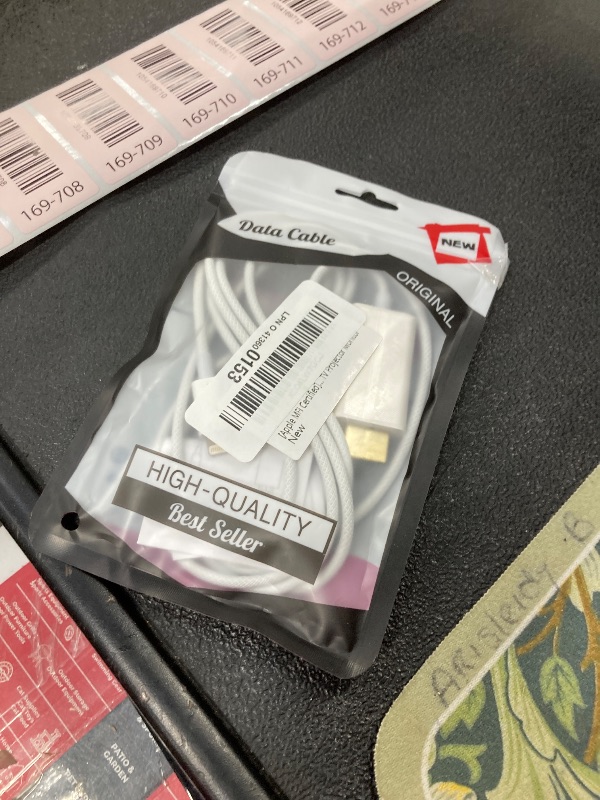 Photo 1 of [Apple MFi Certified] Apple Lightning to HDMI Cable Adapter for iPhone to TV, 1080P Digital AV Adapter Sync Screen Woven Cable Compatible for iPhone 14 13 12 11 Pro Max XS XR X to TV Projector Monitor