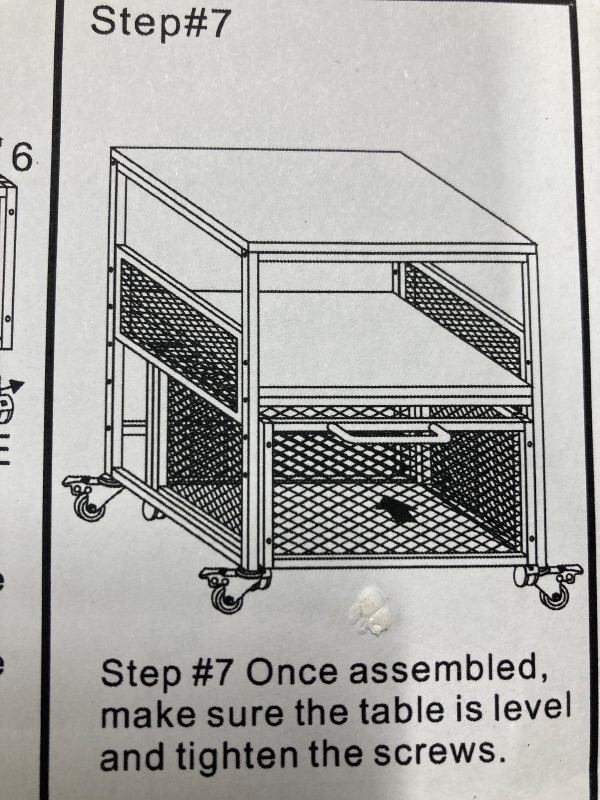 Photo 1 of ****** PHOTO SIMILAR*****VERMESS End Table, 19.7" Mini Fridge Stand with Storage, Printer Stand with Storage Drawer, Rolling File Cabinet Cart with Wheels, Mobile Printer Beverage Fridge Table for Home Office Bedroom (Black)