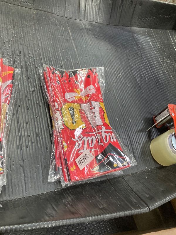 Photo 1 of *****3 piece*****STARSIDE Set of 3 Plastic 2025 Graduation Tablecloth,54"x108" Graduation Party Table Decorations,Congrats Grad Disposable Tablecovers for Congrats Grad Party Supplies (Red)