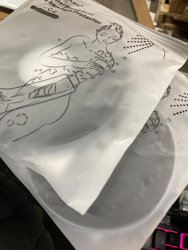 Photo 1 of ++2 pack++SEALCUFF Small Cast Covers for Shower Arm Adult, Waterproof Cast Protector Cover for Broken Arm Elbow, Reusable Cast Bag for Showering, Non Slip Transparent Protectors for Bandage Wounds Burns