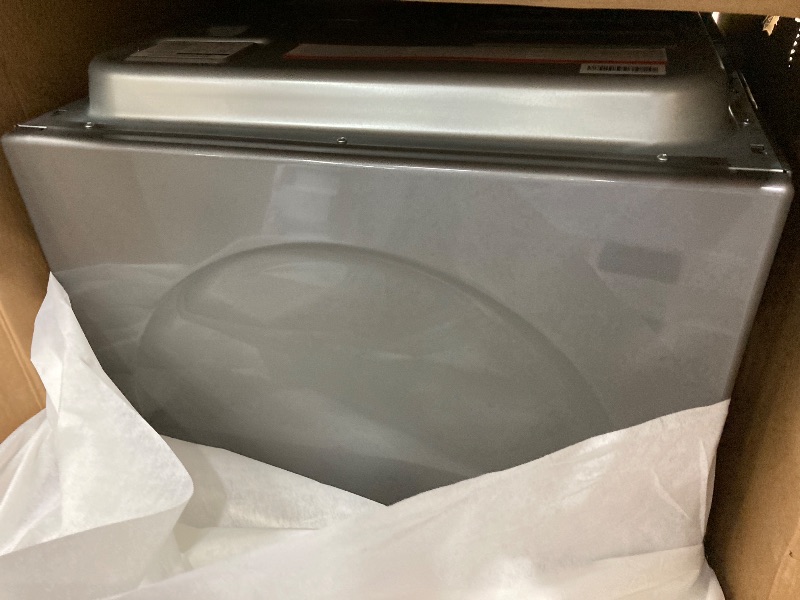 Photo 1 of Kenmore 8.0 cu. ft. Front Load Electric Dryer with Wrinkle Guard & Accela Steam to Reduce Wrinkles, Static & Odors - Smart Sensor Drying - LED - ENERGY STAR Certified - Metallic Silver