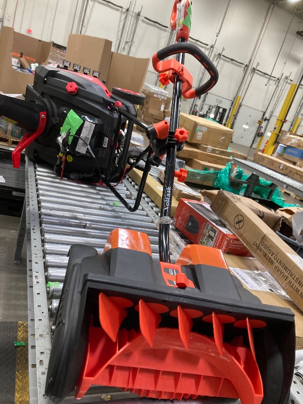 Photo 1 of ***(MISSING PARTS -SELLING AS IS )*** VOLTASK 48V 16-inch Cordless Snow Shovel with Wheels,Electric Snow Blower with LED Lights, 2 Batteries & Dual Quick Charger Included for Driveway   ***SOME SCUFFS/SCRATCHES, NOT N BOX/NO PACKAGING***