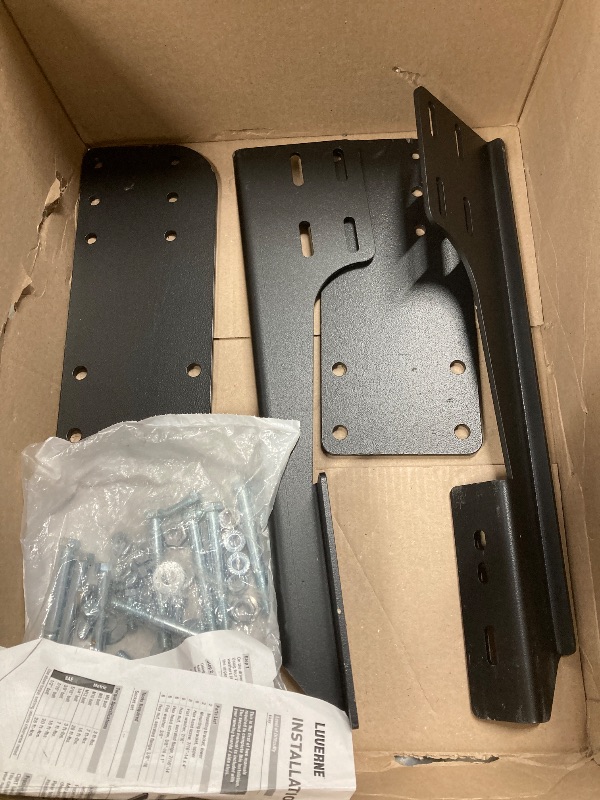 Photo 1 of ***MISSING PART - SELLING AS IS*** LUVERNE 415254-570749 Grip Step 54-Inch Black Brackets, Compatible with Select Dodge, Freightliner, Mercedes-Benz Sprinter 2500, 3500