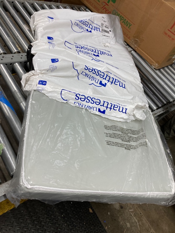 Photo 1 of ***PLEASE NOTE THE SIZE OF MATTRESS**IT IS SMALLER THAN A TYPICAL CRIB***DaVinci Complete Slumber Crib & Toddler Mattress, Firm support, Lightweight, Waterproof, Greenguard Gold Certified   38"X24"***PLEASE NOTE THE SIZE OF MATTRESS**IT IS SMALLER THAN A 