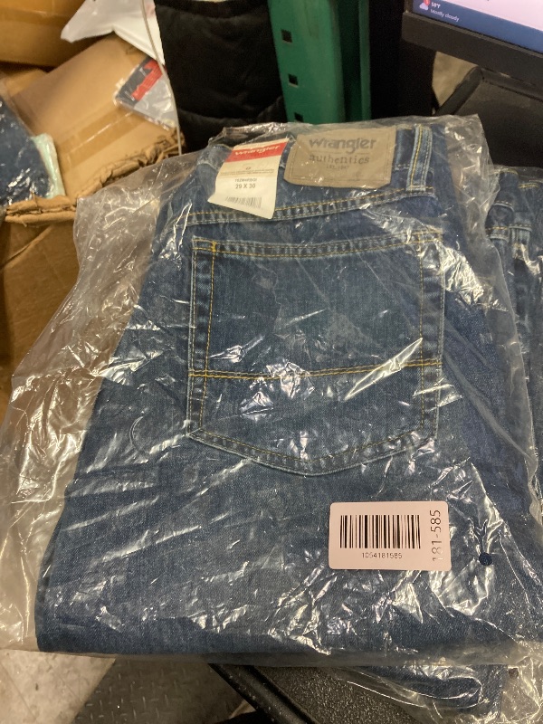 Photo 1 of Wrangler Authentics Men's Relaxed Fit Boot Cut Jean, Medium Indigo, 29W x 30L