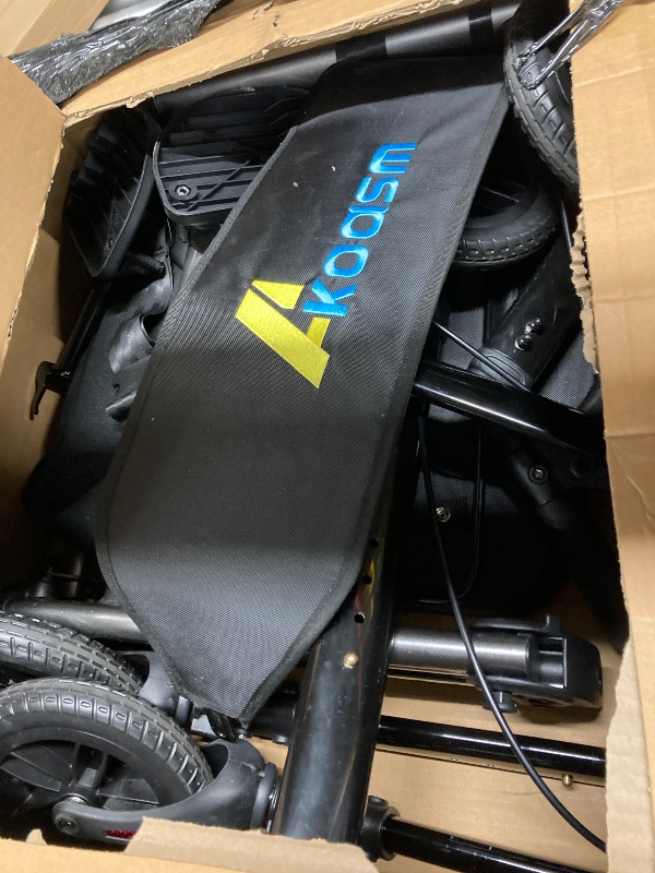 View 2 of ***PARTS ONLY - SELLING AS IS)*** Heavy Duty Rollator Walker for Seniors with Seat, Foldable 2 in 1 Rolling Walkers Wheelchair Combo for Adult, All Terrain Wheels, Adjustable Transport Chair with Brake, 450 lb. Weight Capacity, Grey ***(SOME SCUFFS/SCRA