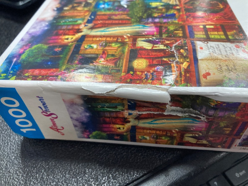Photo 1 of ***BOX IS GLUED SHUT***Buffalo Games - Aimee Stewart - Treasure Hunt Bookshelf - 1000 Piece Jigsaw Puzzle for Adults -Challenging Puzzle Perfect for Game Nights - Finished Size is 26.75 x 19.75***BOX IS GLUED SHUT***