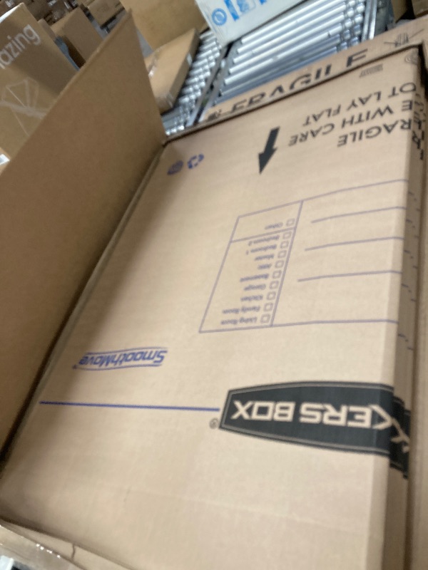 Photo 1 of Bankers Box Large - up to 55" TV/Picture/Mirror - Moving Box 4 Pack, 48-in x 4-in x 33-in (7711301)