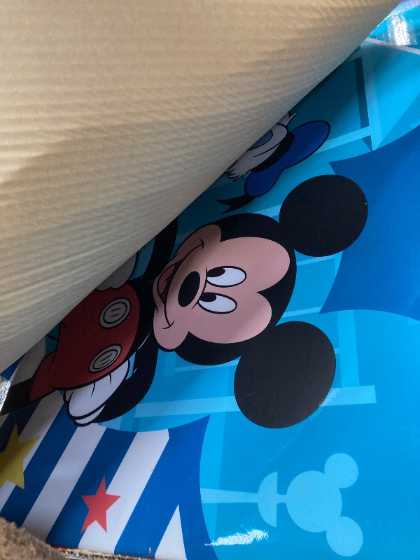 Photo 1 of  MICKEY MOUSE Kids 3-Piece Activity Table and Chair Set, RED
