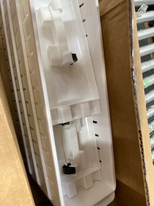 Photo 1 of ***MISSING A WHEEL***Small Trolley Rack Kitchen Movable Multi-Layer Floor Living Room Snacks Sundries Fruit and Vegetable Storage Rack Can Move (Size : 3 Tier)***MISSING A WHEEL***