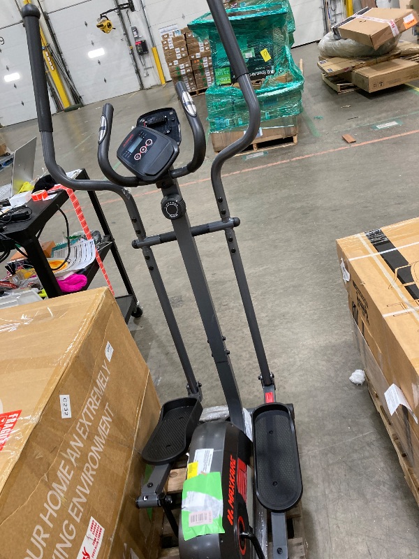 Photo 1 of **PARTS ONLY/DAMAGED SCREEN***MaxKare Silent Magnetic Elliptical Machine with 14 Resistance Levels for Home, Indoor Stationary Exercise Machine for Office, 15.5IN Pedals, 286lbs