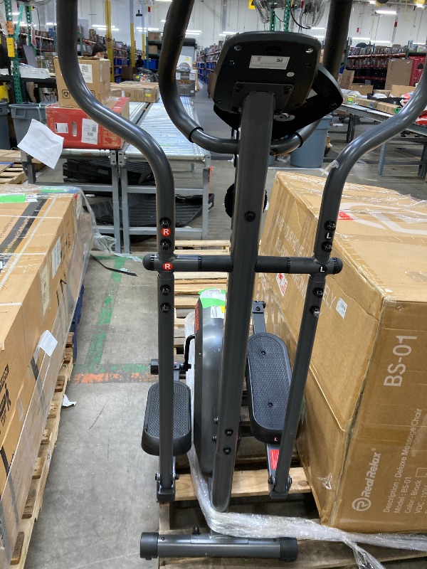 Photo 1 of **PARTS ONLY/DAMAGED SCREEN***MaxKare Silent Magnetic Elliptical Machine with 14 Resistance Levels for Home, Indoor Stationary Exercise Machine for Office, 15.5IN Pedals, 286lbs