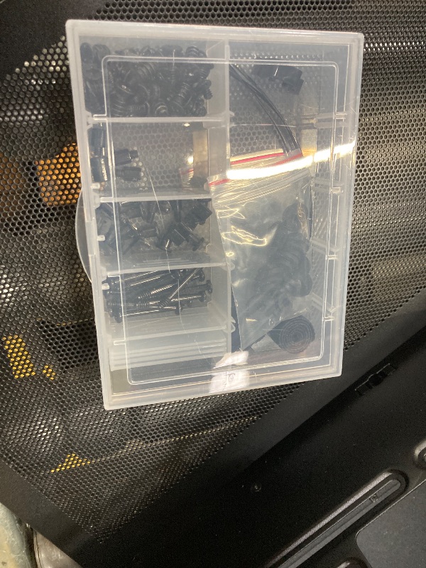 Photo 1 of ***PLUG MISSING***LIAN LI LANCOOL 207 Compact ATX RGB Gaming Computer Case, Airflow Optimized Mesh Panels Tower Chassis w/ 2x140mm ARGB,2x120mm PWM Fans Pre-Installed, USB Type-C Port, Tempered Glass Side Panel (Black)***PLUG MISSING***