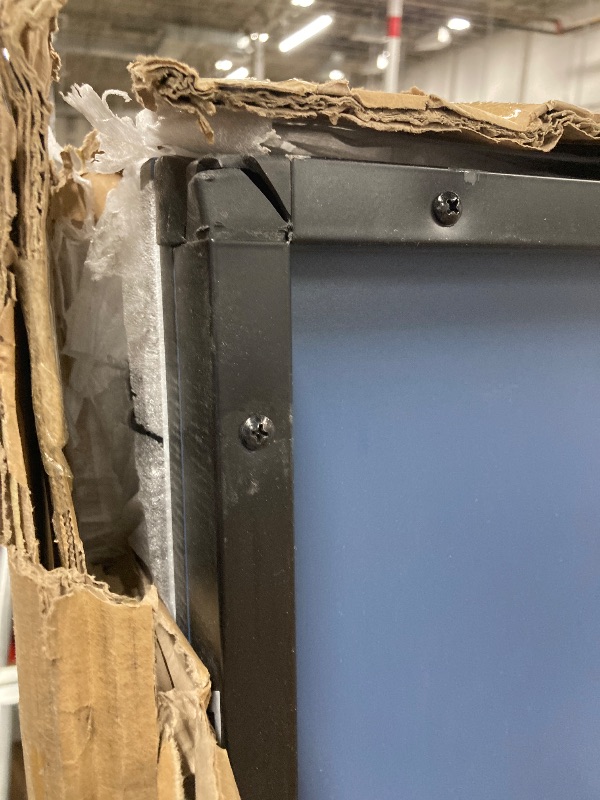 Photo 1 of **with a little damage in the corner**JOOLA Inside - Professional MDF Indoor Table Tennis Table with Quick Clamp Ping Pong Net and Post Set - 10 Minute Easy Assembly - USATT Approved - Ping Pong Table with Single Player Playback Mode