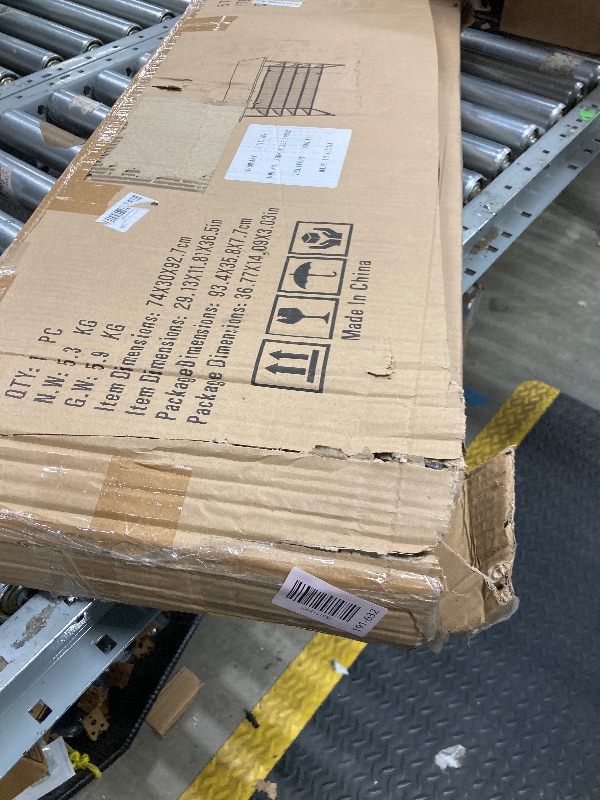 Photo 1 of ****ONLY REFERENCE***Luwesde 4-Tier Shoe Rack, Tilting Adjustable Freestanding Shoe Organizer, Wooden Top with 4 Metal Mesh Shelves, Shoe Rack for Front Door, Entryway, Hallway, Closet, Industrial (4-Tiers)