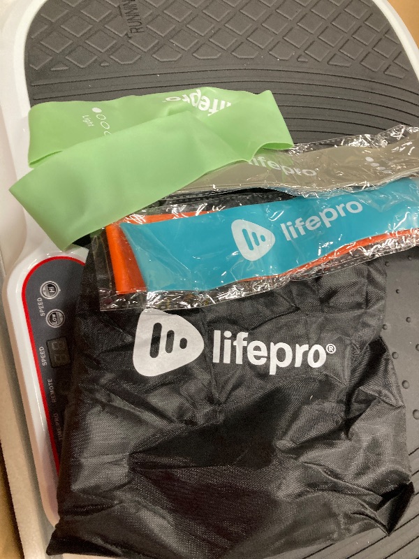 Photo 1 of ***PLUG IS MISSING***Lifepro Waver Vibration Plate Exercise Machine – High-Intensity Vibration for Muscle Activation, Full-Body Workout Vibrating Platform with Loop Bands, Fitness Equipment for Strength Toning & Fat Loss***PLUG IS MISSING***
