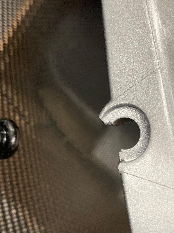 Photo 1 of ***(PARTS ONLY -SELLING AS IS )***COLAMY Ergonomic Mesh Office Chair with Footrest, Executive High Back Computer Desk Chair with Wide Headrest and Adjustable 3D Arms, Fixed Tilt Lock and Lumbar Support (Black)   ***(DAMAGE, SOME SCUFFS/SCRATCHES)***