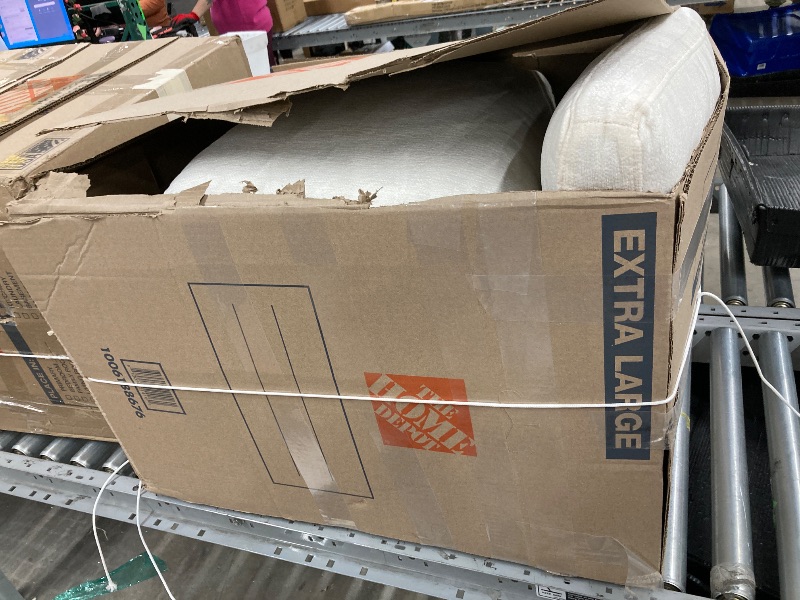 Photo 1 of **WITH 3 Boxes, please see the second photos**WEUP Sectional Sleeper Sofa Bed with Pull Out Bed, Adjustable Backrest, USB Ports & Storage Seat, 5 Seat Convertible L Shaped Sectional Couches for Living Room, Tool-Free Assembly, Chenille Beige