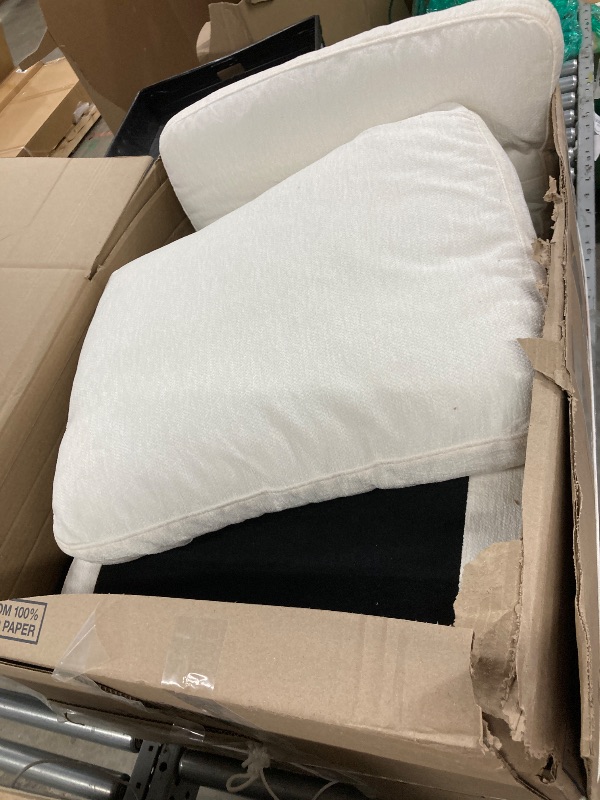 Photo 1 of **WITH 3 Boxes, please see the second photos**WEUP Sectional Sleeper Sofa Bed with Pull Out Bed, Adjustable Backrest, USB Ports & Storage Seat, 5 Seat Convertible L Shaped Sectional Couches for Living Room, Tool-Free Assembly, Chenille Beige