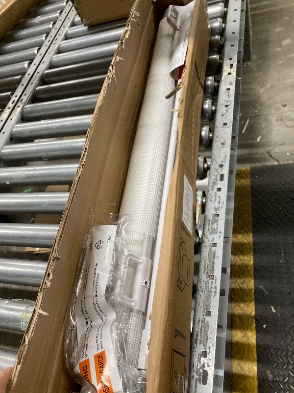 Photo 1 of  Retractable Baby Gate for Stairs-33”Height, Expands up to 55”Width-Safety Gate for Infants, Toddlers, Dogs & Pets-Easy Install, Secure Closure, White Mesh Design for Indoor & Outdoor Use