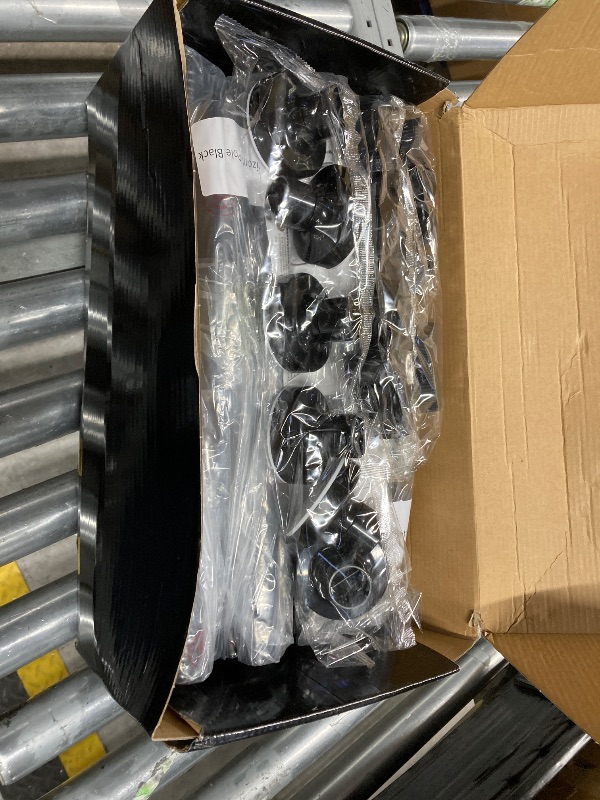 Photo 1 of ***CURTAIN RODS ONLY***Jilron Room Divider Curtain Rod Tension Rod No Drilling, Adjustable Height, Quick Setup for Rental, Dorm, Bedroom, Office(Black - W72-200 × H43-120 in)***CURTAIN RODS ONLY***