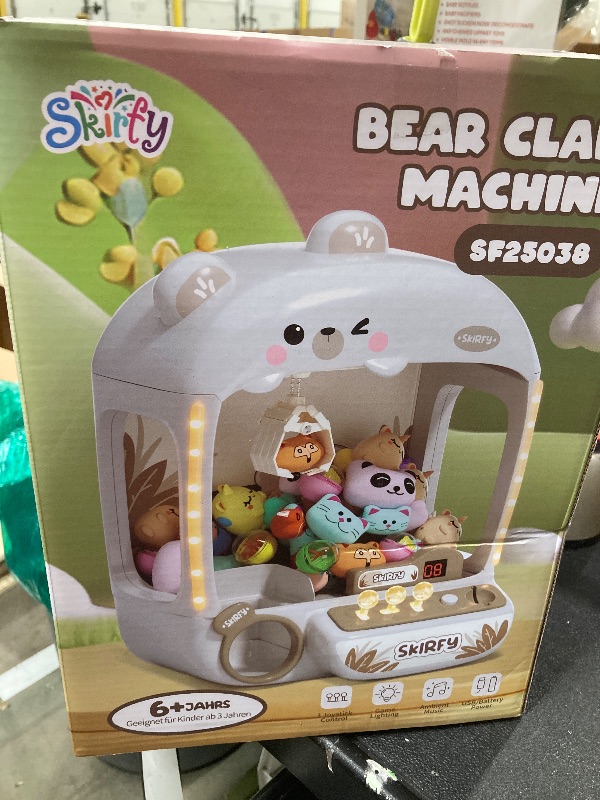 Photo 1 of  Machine for Kids,Large Rabbit Toy Claw Machine,Mini Arcade Claw Machines with Sound Lights,360° Crystal Joystick,Fidget Toys and Surprise Eggs,Birthday Gifts for Girls Boys