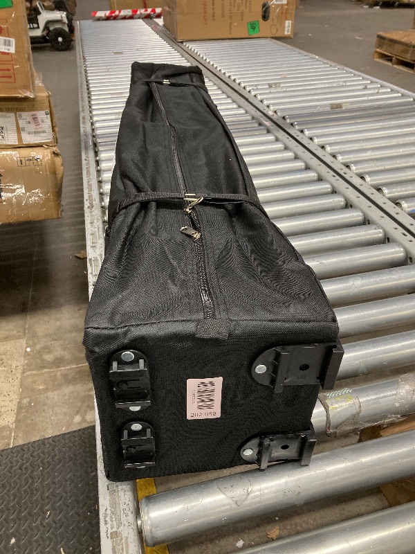 Photo 1 of 10x10 Pop Up Canopy - Beach Tent with One Push Setup - Easy Outdoor Sun Shade for Events, Parties, Camping - Gazebo with STO-N-Go Cover Bag, Silver Coated Top, Black