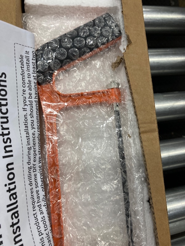 Photo 1 of Curtain Track, Ceiling Curtain Track with Roller Hooks, Ceiling Mount Rail Set for Room Divider, 6ft - 9ft (White)