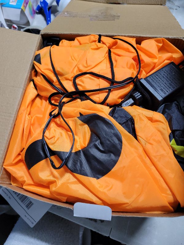 Photo 1 of 10FT Long Halloween Inflatables Pumpkins Outdoor Decorations, Blow Ups 6 PCS Pumpkins with Build-in LED Lights, Funny Yard Garden Decoration for Halloween Party Indoor Outdoor