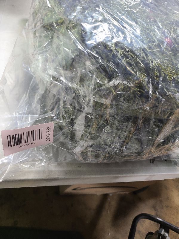 Photo 1 of 12 Pcs Small Christmas Norfolk Wreaths 15 Inch Christmas Kitchen Cabinet Mini Wreath Real Touch with Bow Ribbon Cedar Red Berry for Xmas Front Door Window Chair Fireplace Table Pillar Farmhouse Decor