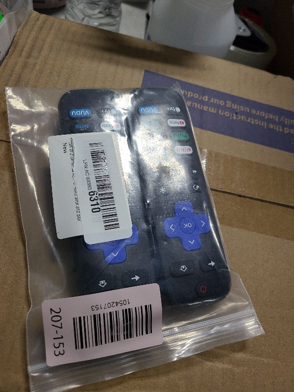 Photo 1 of (Pack of 2) Universal Remote Replacement for Roku TV, Compatible with Roku Express/+ Hisense TCL Onn Sharp Element Philips Haier TVs, Remote control with 8 shortcut buttons?Not for Roku Stick and Box?