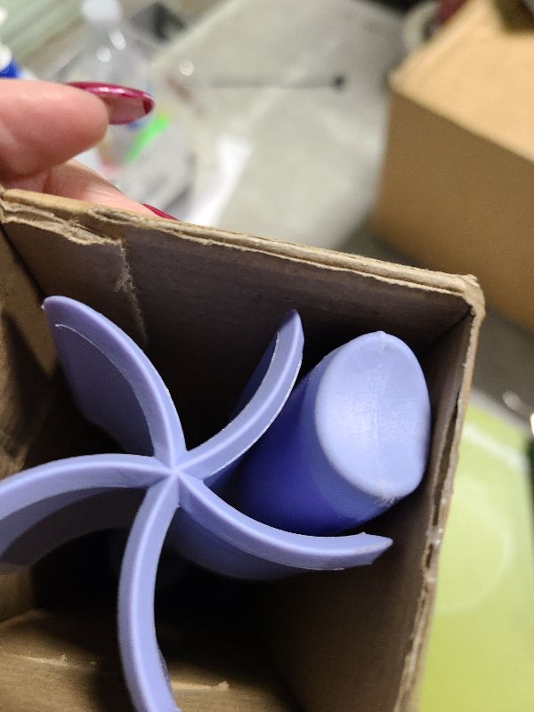 Photo 1 of 2 Pack Meat Chopper, 5 Curve Blades Ground Beef Masher, Heat Resistant Meat Masher Tool for Hamburger Meat, Ground Beef, Turkey and More, Nylon Hamburger Chopper Utensil Non-scratch Utensils-blue