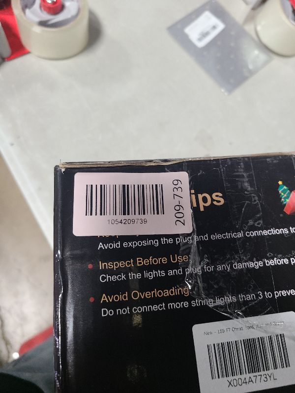 Photo 1 of 159 FT Christmas Lights Outdoor, 1458 LED Waterproof Outside Christmas Lights Plug in, Timer & Memory, 8 Modes Fairy Lights with 324 Drops for House Eaves Yard Patio Decorations, Red and Green