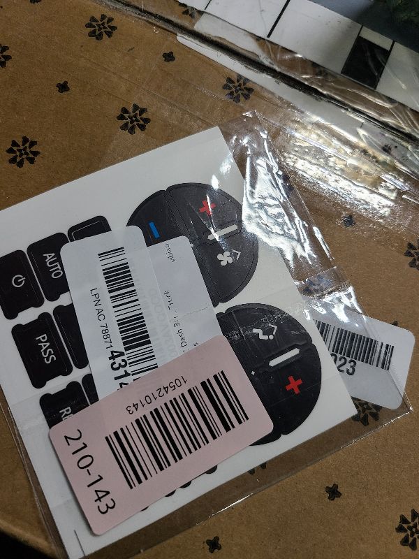 Photo 1 of 2 Packs AC Dash Button Repair Kit -Compatible with Chevy, Best for Fixing Ruined Faded A/C Control Buttons - Decal Replacement Fits Select 07-14 GM Vehicles - Car SUV Van Truck Accessories